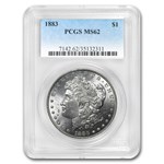 1883 Morgan Dollar MS-62 PCGS