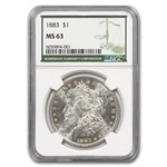 1883 Morgan Dollar MS-63 NGC (Green Label)