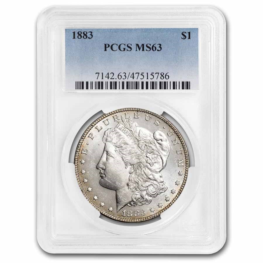 1883 Morgan Dollar MS-63 PCGS