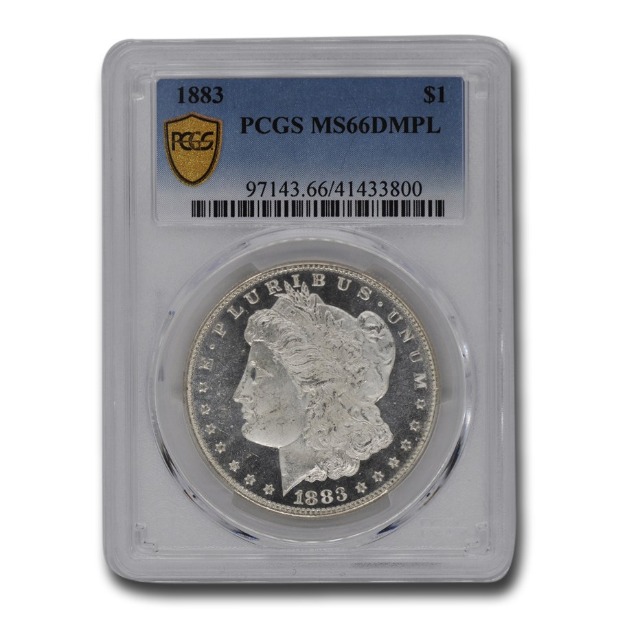 1883 Morgan Dollar MS-66 DMPL PCGS