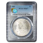 1883 Morgan Dollar MS-67 PCGS