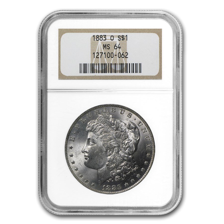 1883-O Morgan Dollar MS-64 NGC