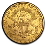 1883-S $20 Liberty Gold Double Eagle AU