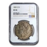 1883-S Morgan Dollar XF-45 NGC