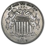 1883 Shield Nickel AU