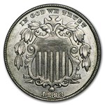 1883 Shield Nickel BU