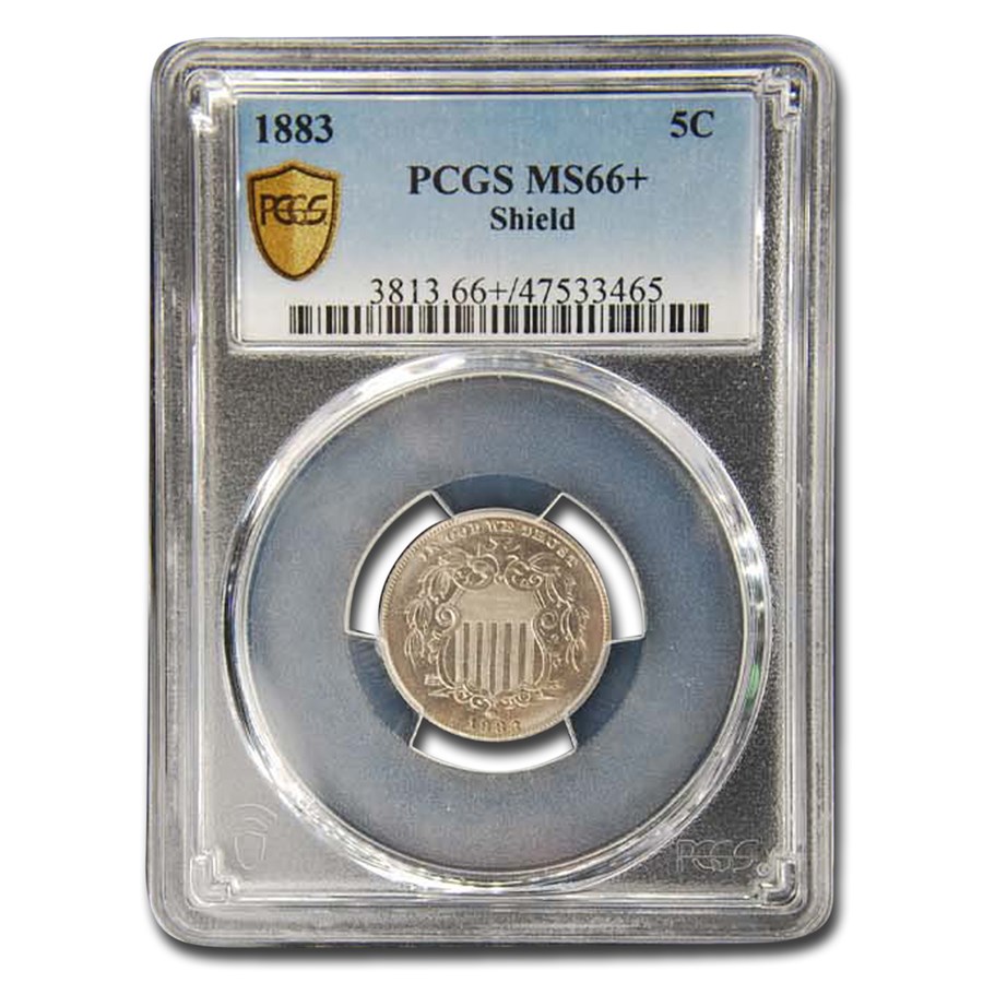 Buy 1883 Shield Nickel MS-66+ PCGS | APMEX