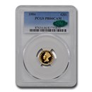 1884 $1 Indian Head Gold Dollar PR-66 Cameo PCGS CAC