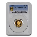 1884 $2.50 Liberty Gold Quarter Eagle PR-67 Cameo PCGS