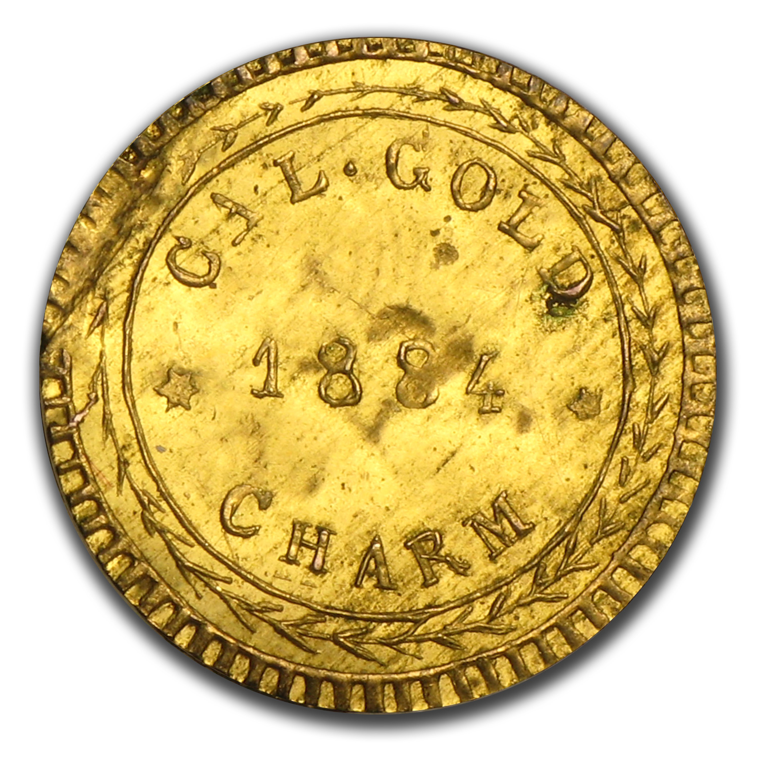 アンティークコイン 金貨 1881 Indian Head California Gold Quarter