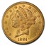 1884-CC $20 Liberty Gold Double Eagle MS-61 PCGS