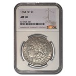 1884-CC Morgan Dollar AU-50 NGC