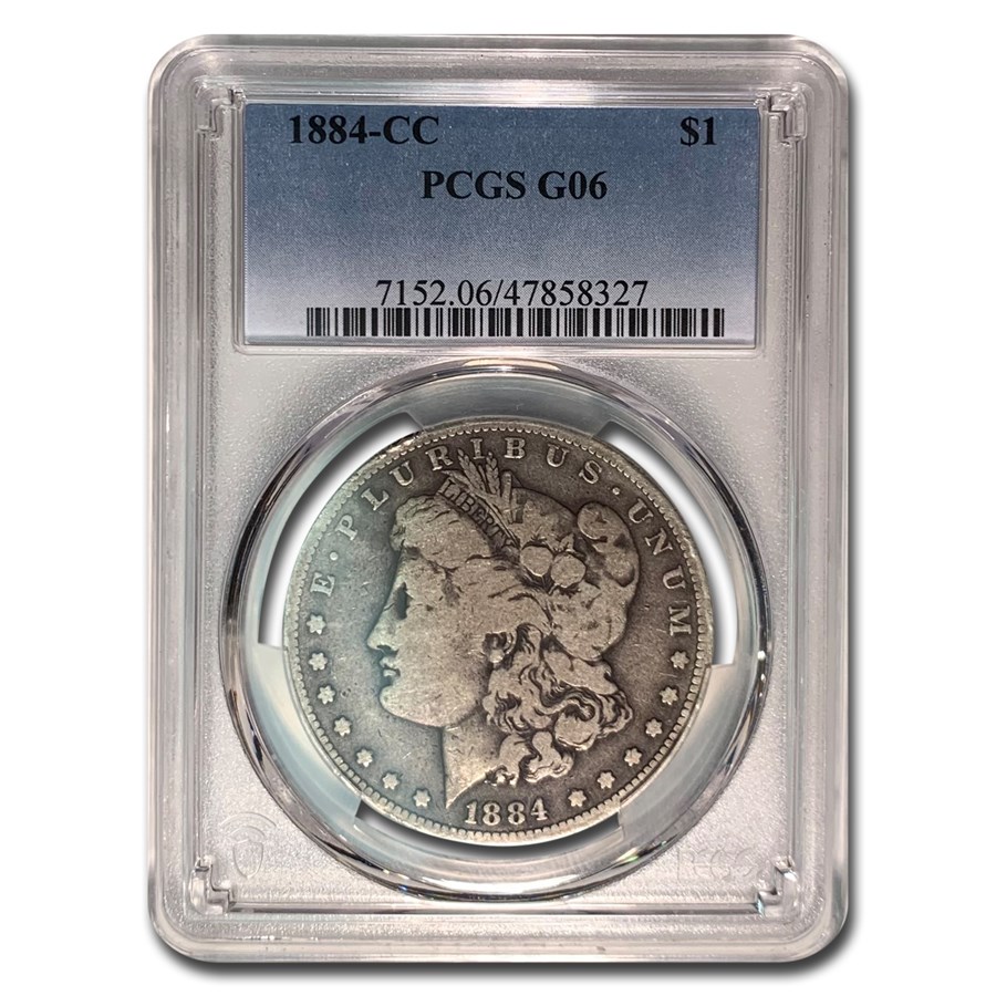 1884-CC Morgan Dollar Good-6 PCGS