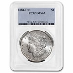 1884-CC Morgan Dollar MS-62 PCGS