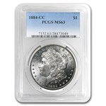 1884-CC Morgan Dollar MS-63 PCGS