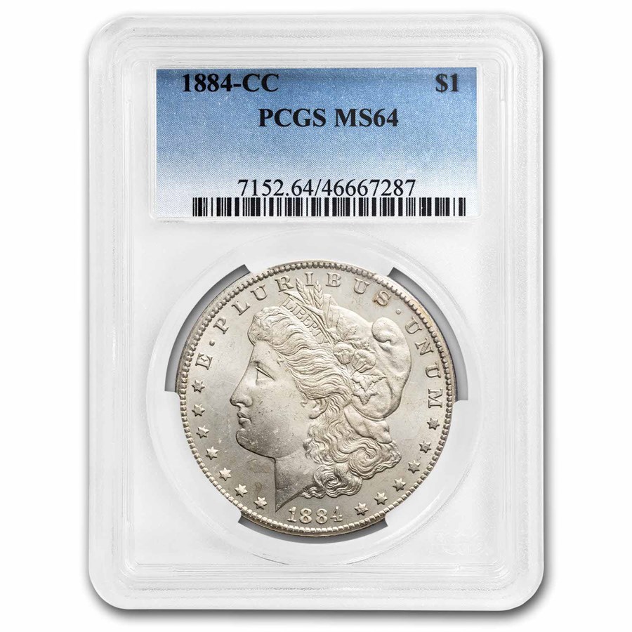 1884-CC Morgan Dollar MS-64 PCGS