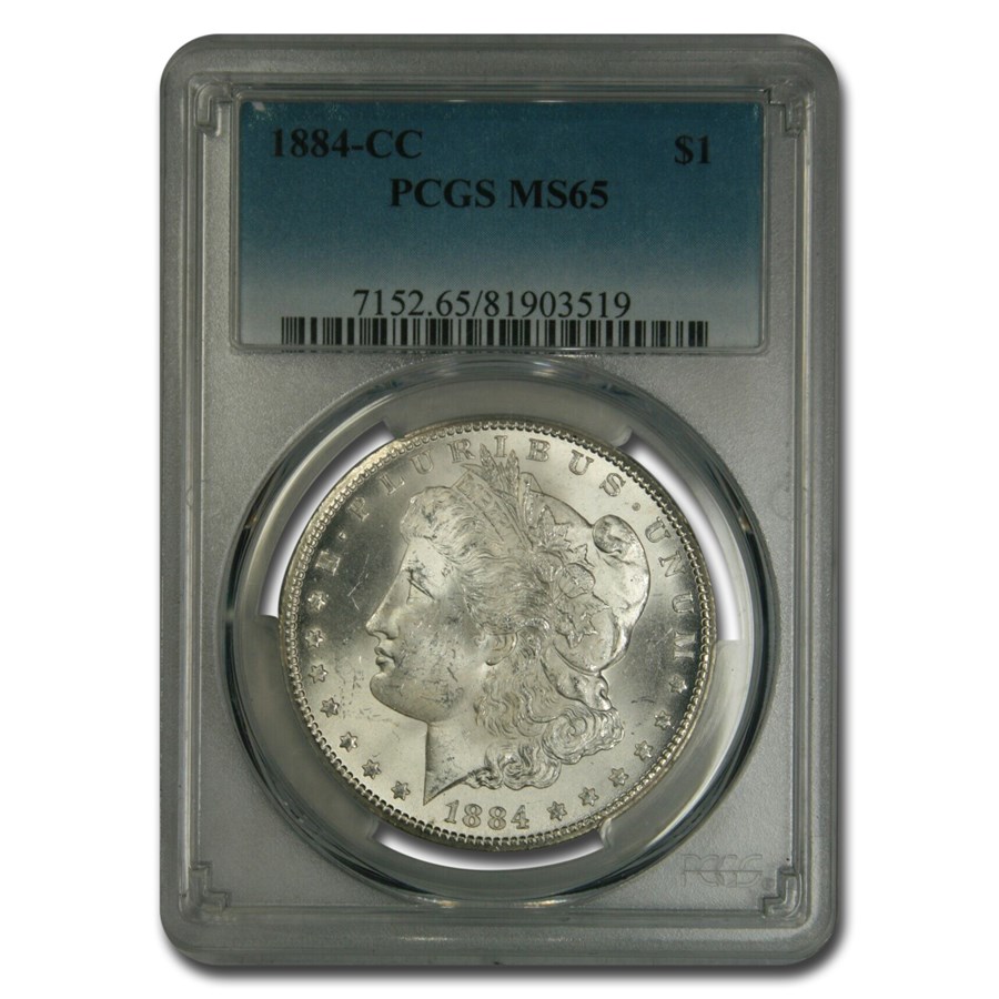 Buy An 1884-cc Morgan Dollar Pcgs Ms-65 Today 