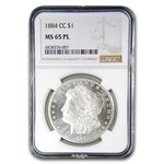 1884-CC Morgan Dollar MS-65 PL NGC