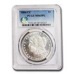 1884-CC Morgan Dollar MS-65 PL PCGS