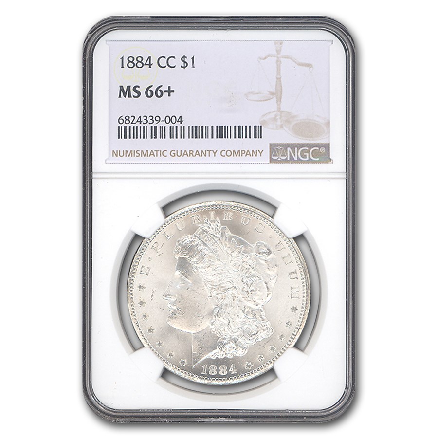 1884-CC Morgan Dollar MS-66+ NGC