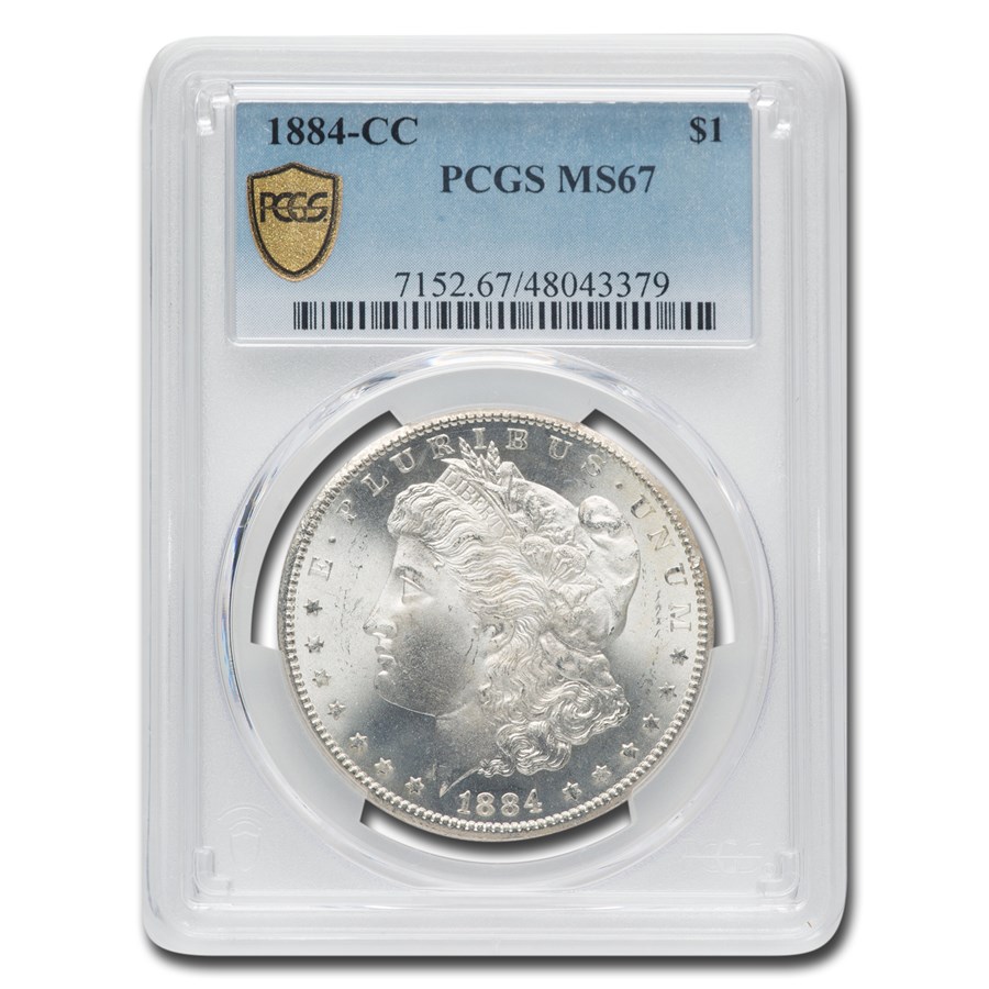 1884-CC Morgan Dollar MS-67 PCGS