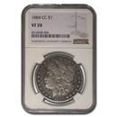 1884-CC Morgan Dollar VF-20 NGC