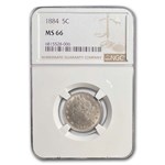 1884 Liberty Head V Nickel MS-66 NGC