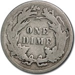 1884 Liberty Seated Dime VF