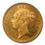 1884-M Australia Gold 1/2 Sovereign Victoria MS-64 PCGS