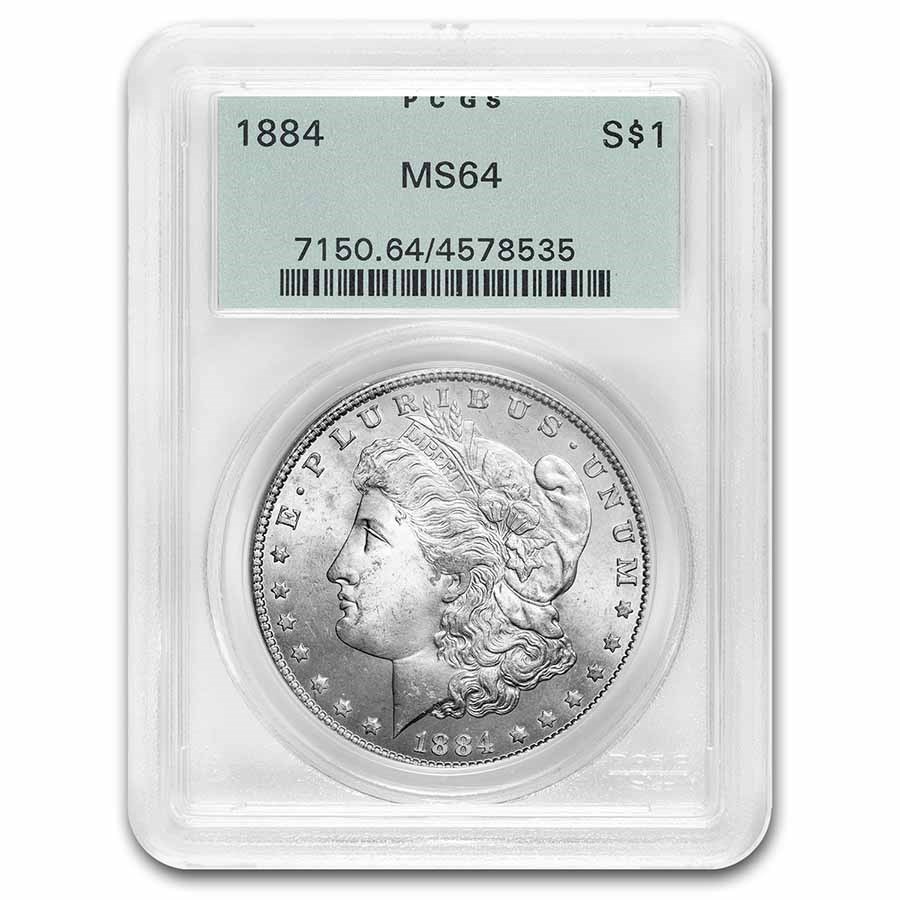 1884 Morgan Dollar MS-64 PCGS