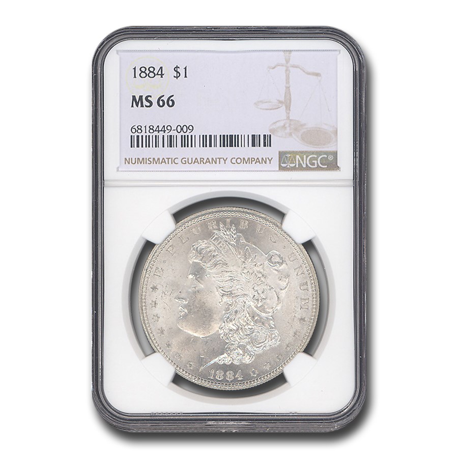 Buy 1884 Morgan Dollar MS-66 NGC | APMEX