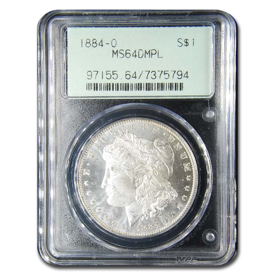 1884-O Morgan Dollar MS-64 DMPL PCGS