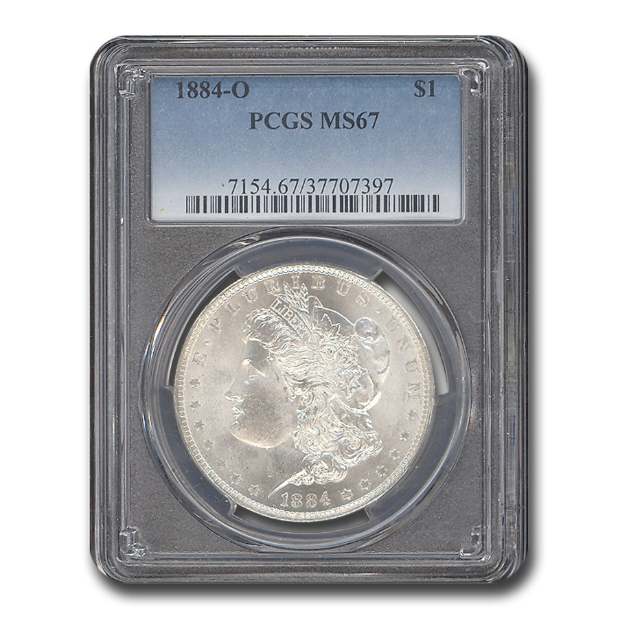 1884-O Morgan Dollar MS-67 PCGS