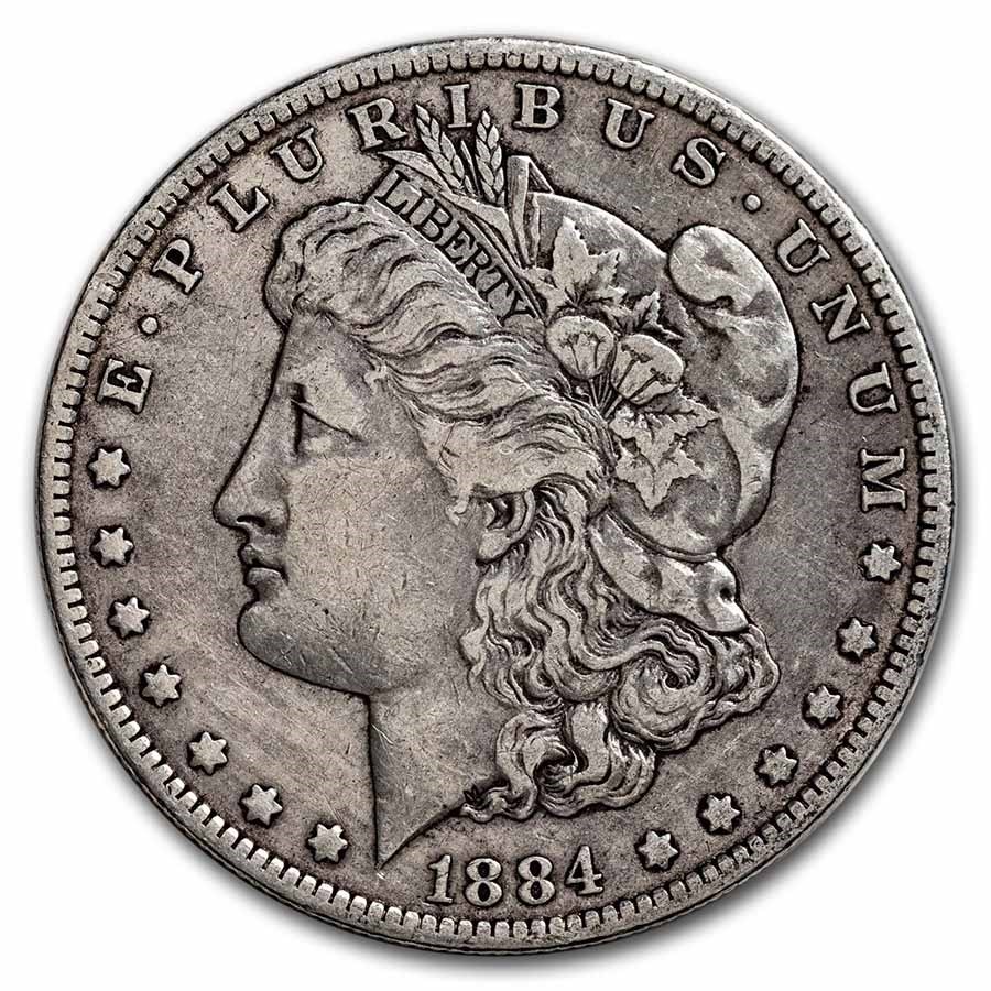1884-O Morgan Dollar XF