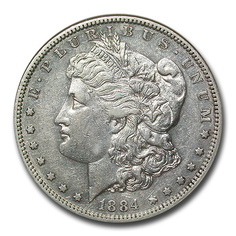 1884-S Morgan Dollar AU-50 NGC