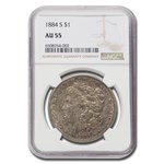 1884-S Morgan Dollar AU-55 NGC