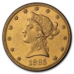 1885 $10 Liberty Gold Eagle AU