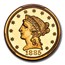 1885 $2.50 Liberty Gold Quarter Eagle PR-66+ DCAM PCGS CAC
