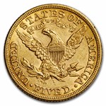 1885 $5 Liberty Gold Half Eagle AU