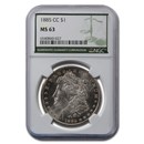 1885-CC Morgan Dollar MS-63 NGC (Green Label)