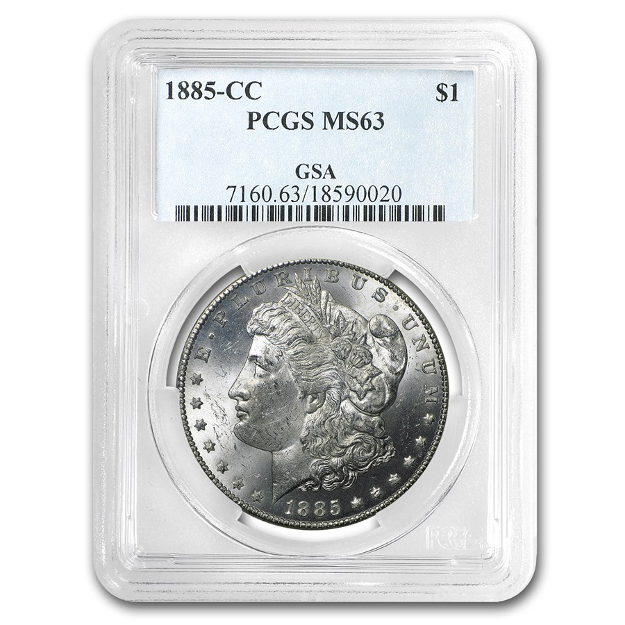 Buy 1885-CC Morgan Dollar MS-63 PCGS (GSA) | APMEX