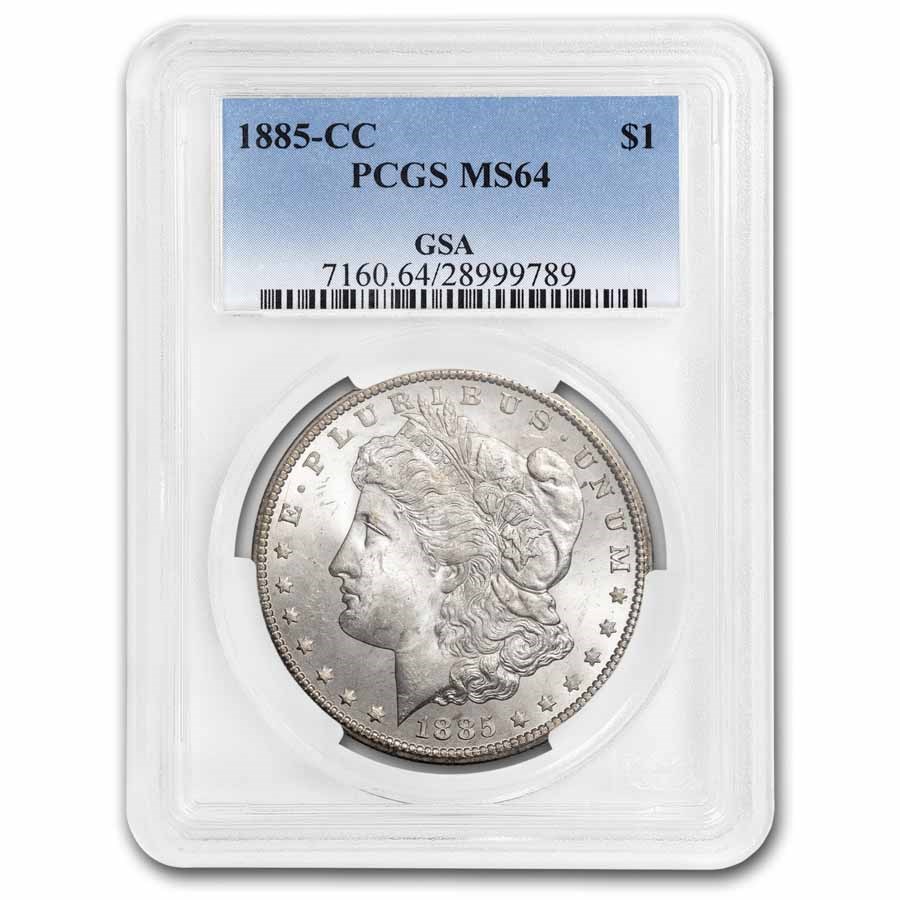 1885-CC Morgan Dollar MS-64 PCGS (GSA)