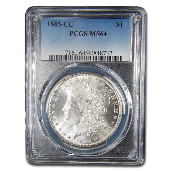 Buy 1885-CC Morgan Dollar MS-64 PCGS | APMEX