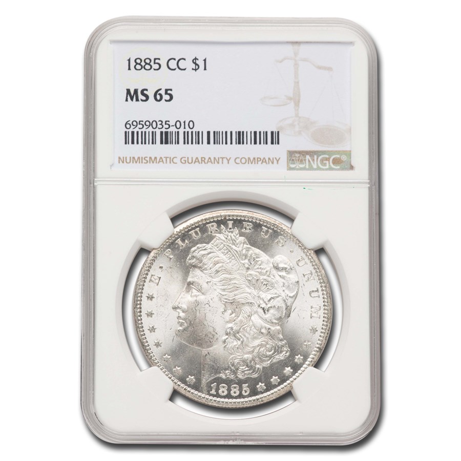 1885-CC Morgan Dollar MS-65 NGC