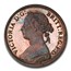 1885 Great Britain Farthing Victoria PR-65 PCGS (Red/Brown)