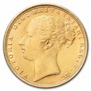 1885 Great Britain Gold Sovereign Victoria BU