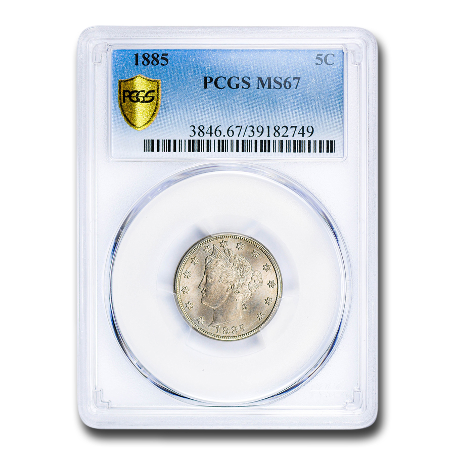 Buy 1885 Liberty Head V Nickel MS-67 PCGS | APMEX