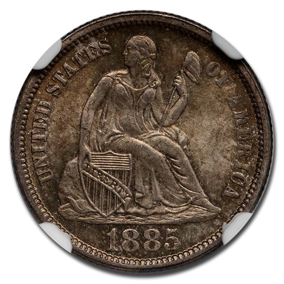 Buy 1885 Liberty Seated Dime MS-65 NGC | APMEX