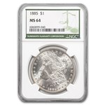 1885 Morgan Dollar MS-64 NGC (Green Label)