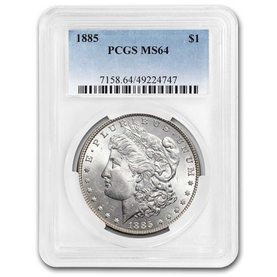 1885 Morgan Dollar MS-64 PCGS